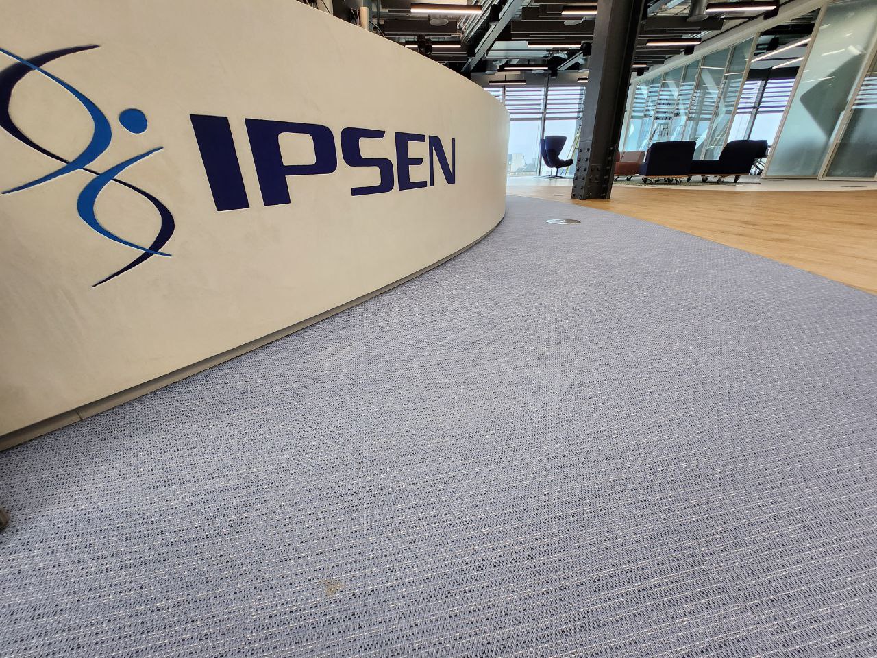 Ipsen UK Headquarters flooring - Image 1