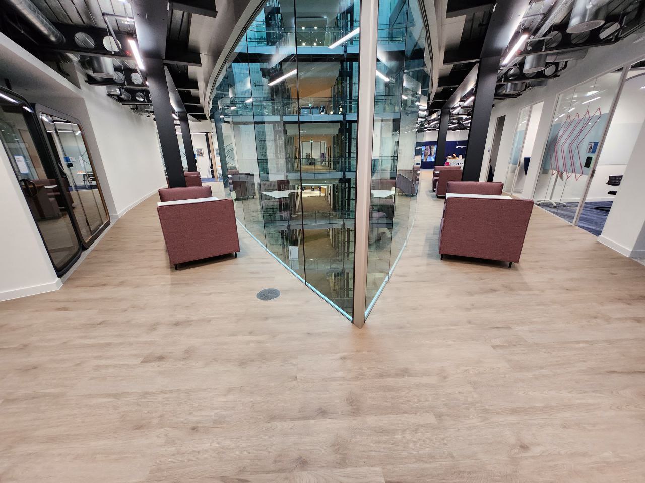 Ipsen UK Headquarters flooring - Image 4